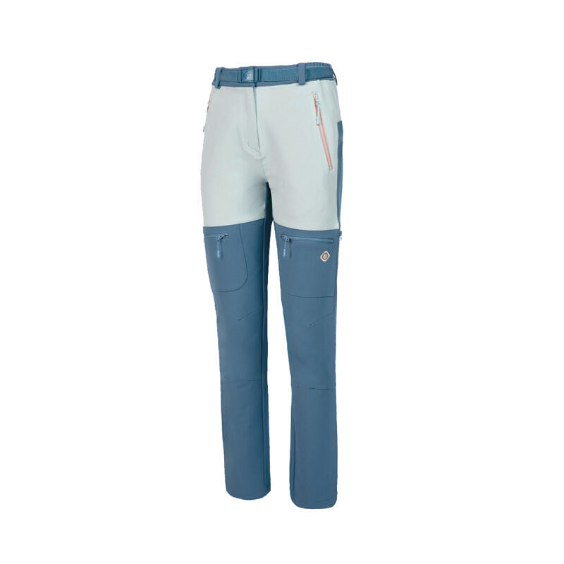 Izas - Pantalon Paules W : Confort Et Fonctionnalité Pour Vos Aventures En Montagne - Pantalons - Bleu - Grand - Decathlon