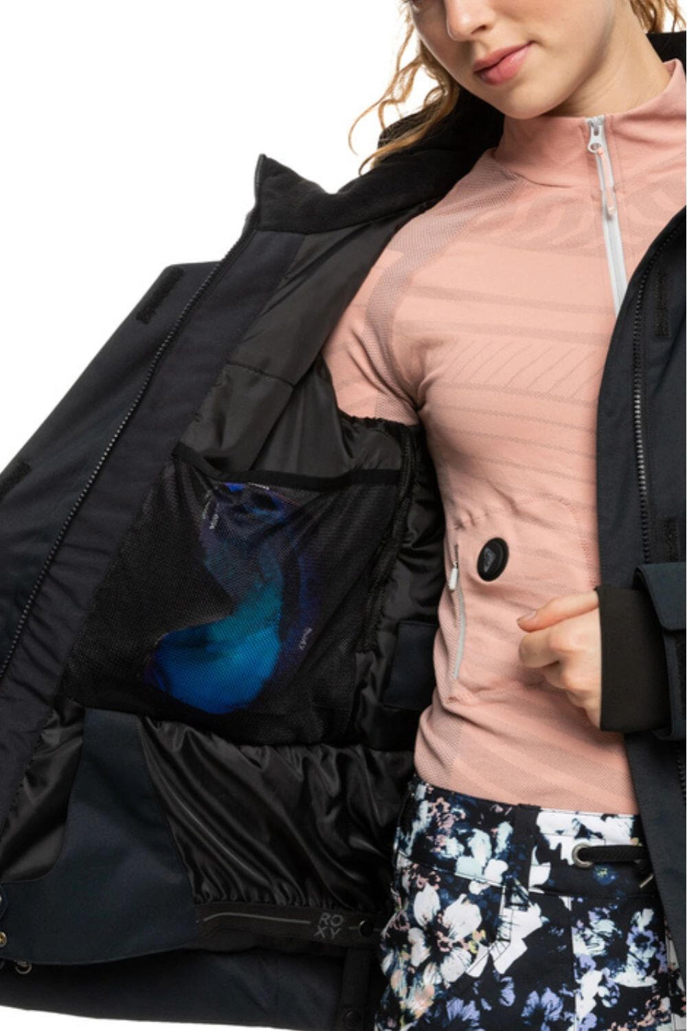 Chaqueta de esquí Roxy Meade para mujer 3/6