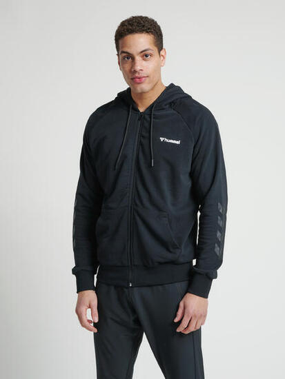 HOODIE MIT REISSVERSCHLUSS HMLISAM ZIP HOODIE MALE COLOR HUMMEL