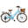 Bicicleta de menina Dolce Vita by Canellini Junior 24" com cesto - Azul claro