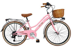 Vélo enfant Dolce Vita by Canellini JUNIOR beige, 6 vitesses