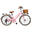 Bicicleta de menina Dolce Vita by Canellini Junior 24" com cesto - Rosa