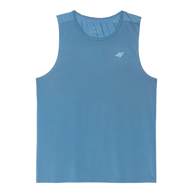 Gewone Tank Top Heren (Koud Blauw)