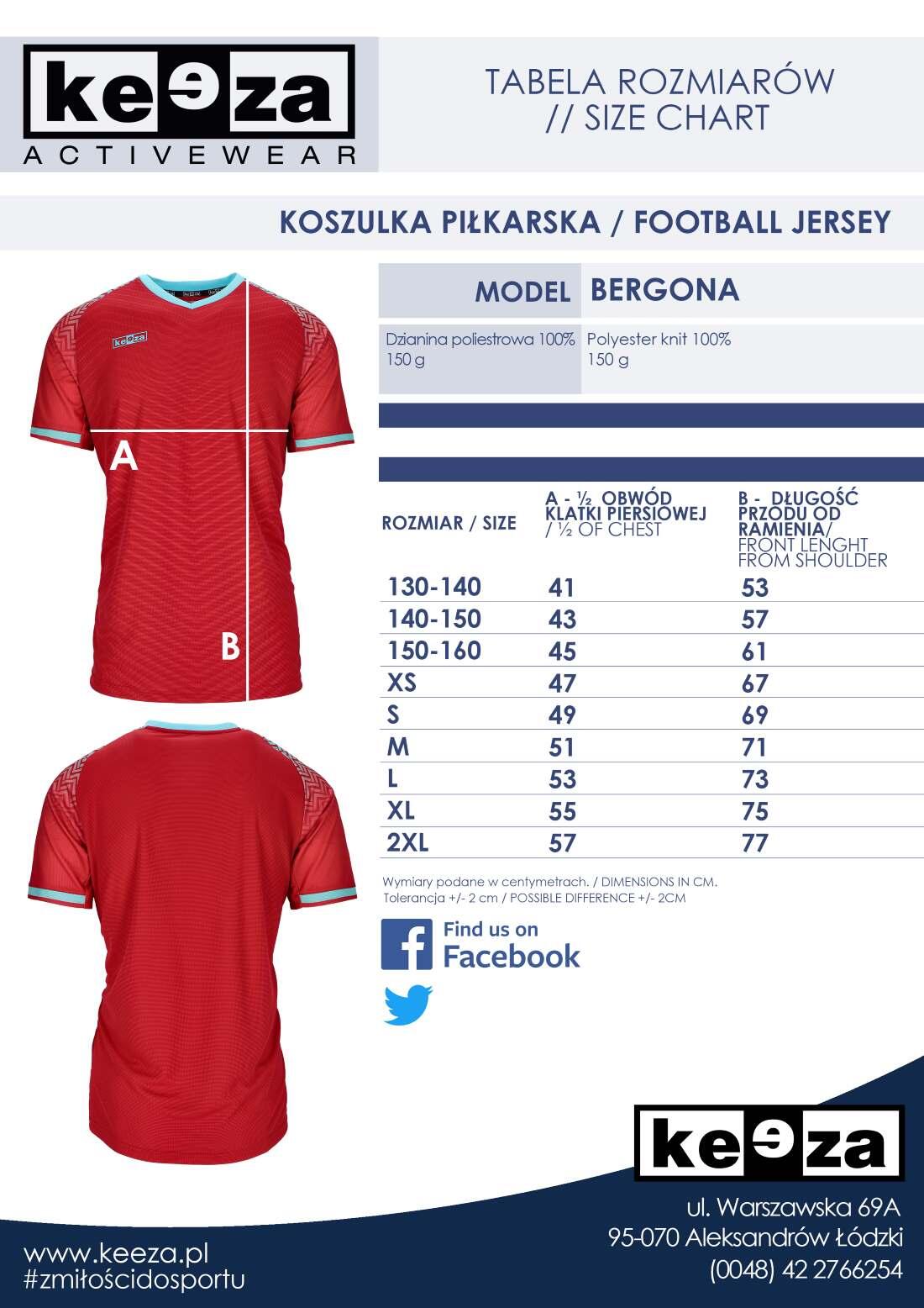 Komplet piłkarski Keeza Bergona 7/7