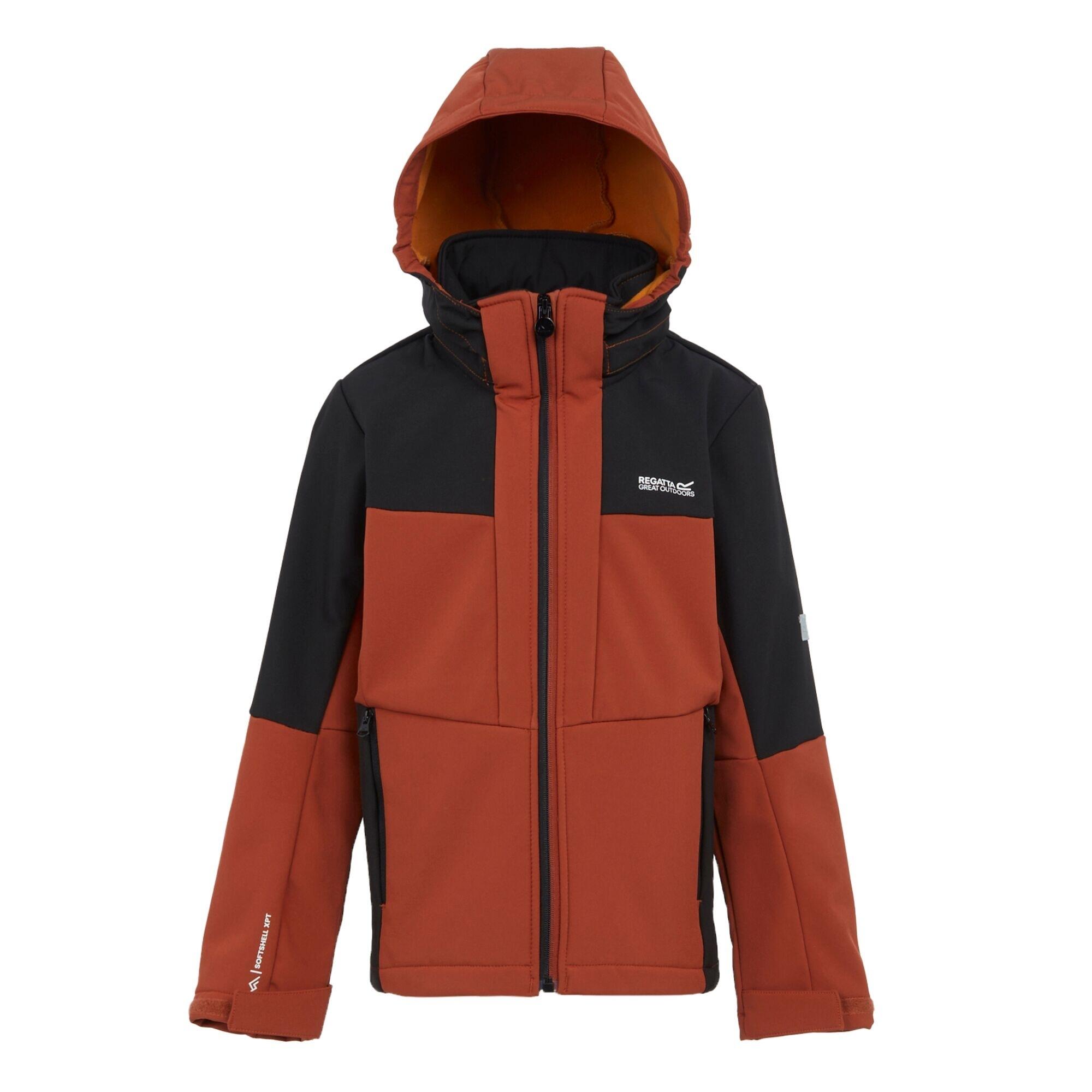 brick red / black