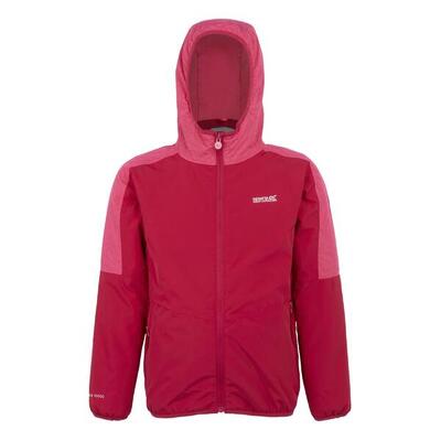 Reflecterende kinder/kids volcanics viii terrain print jas (diep roze/heet