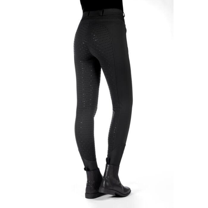 HKM Verwarmde Rijbroek Comfort Style - Zwart 3/7