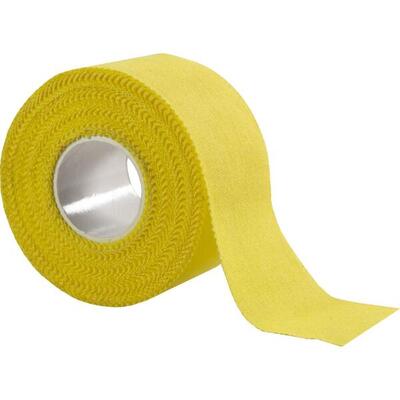 2 rotoli nastro sportivo per fasciature e bendaggi rigidi 3.8 x 1000 cm giallo