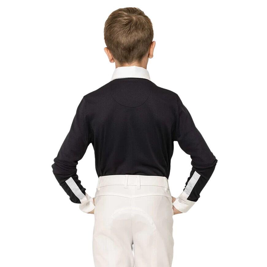 Koszulka jeździecka z krótkim rękawem dla dzieci Premier Equine Mini Antonio