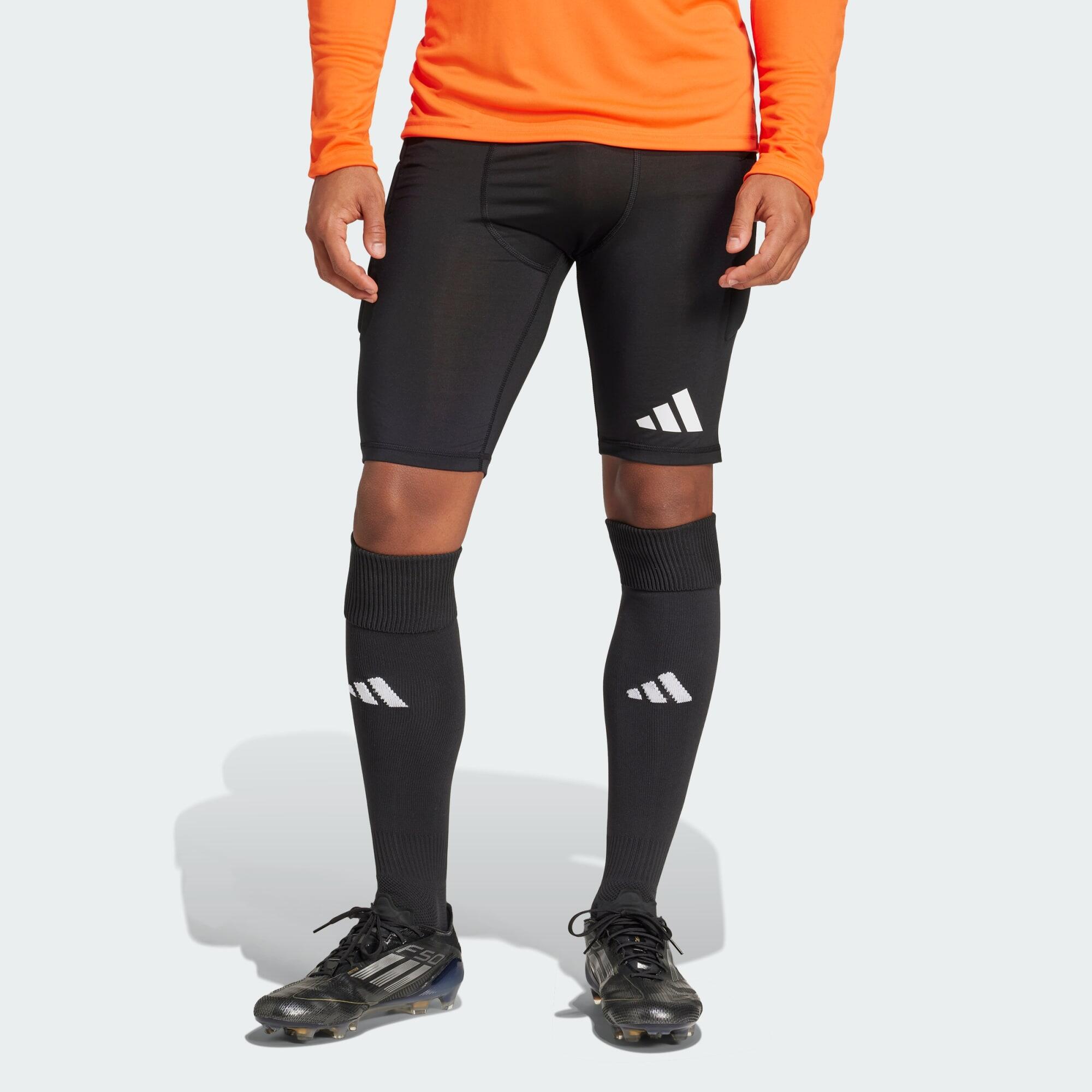 Adidas - Legging Court De Gardien De But Matelassé Squadra 25 - Short - Blanc|noir - 48 Xl - Decathlon