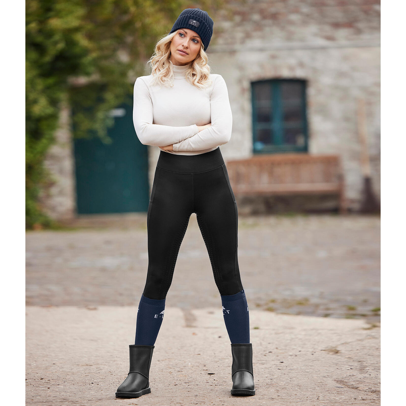 Reitleggings Full Grip, Mädchen ELT Ella 2/4
