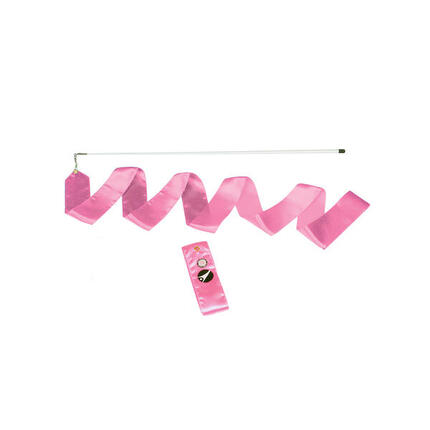 Gymnastikband mit Stab RSG Pink Wettkampf 6 m Gymnastik Unisex Pink