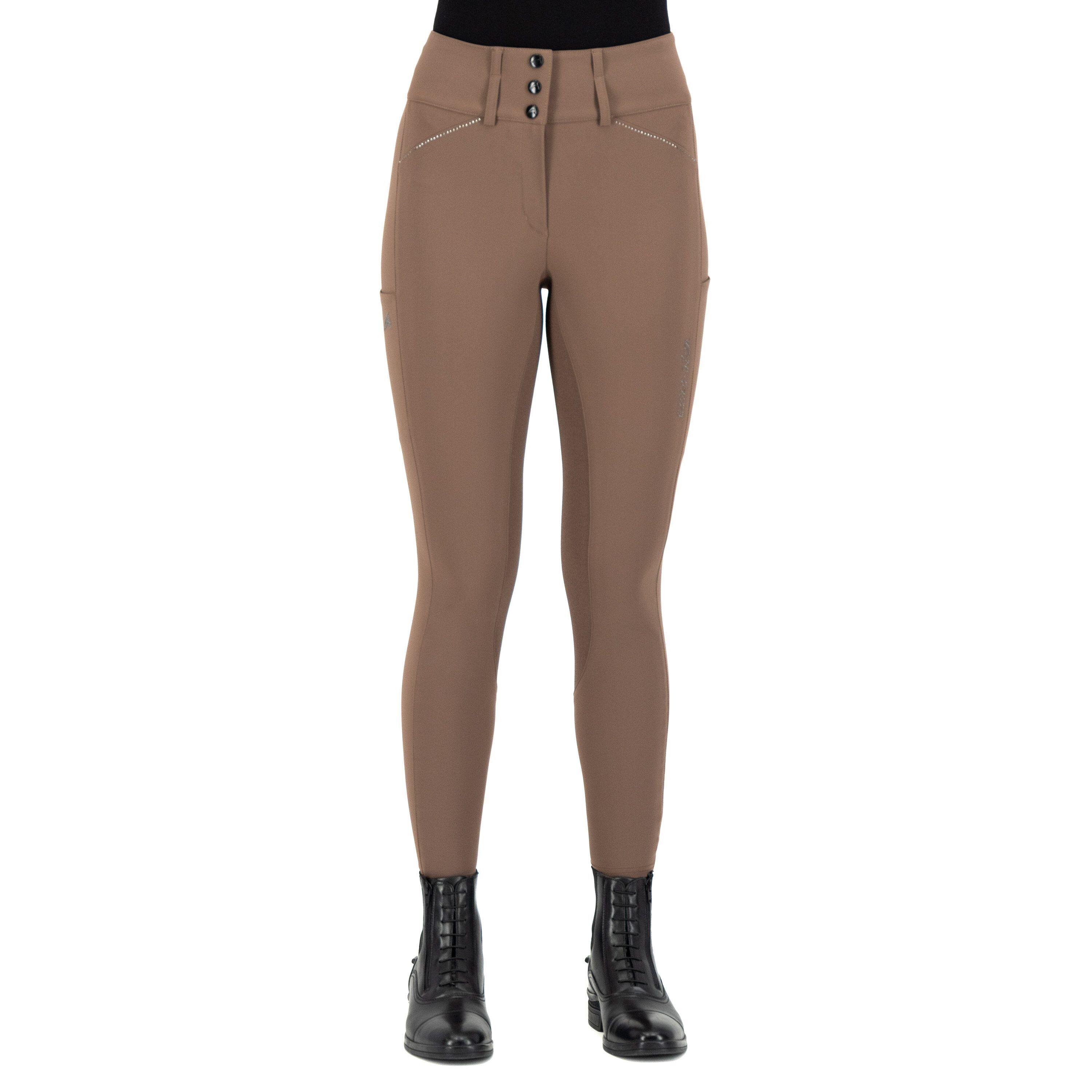 Damskie spodnie jeździeckie z pełnym lejem Euro-Star Aurelia