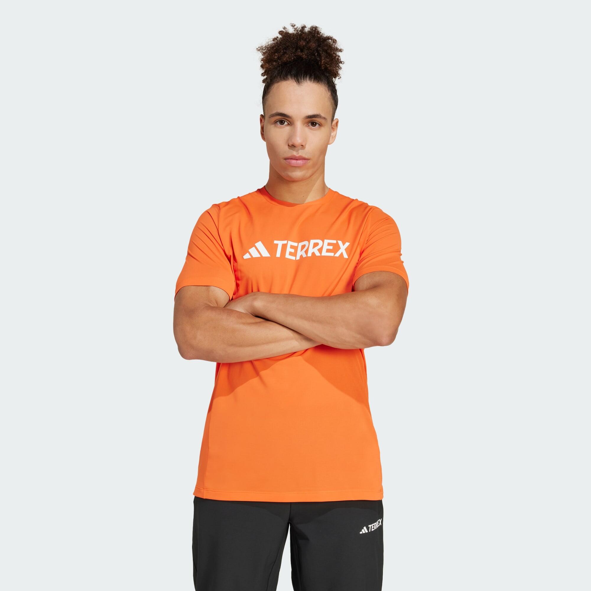 Adidas - T-shirt Terrex Multi Climacool Logo Tech - T-shirt Manches Courtes - Orange - 42 M/l - Decathlon