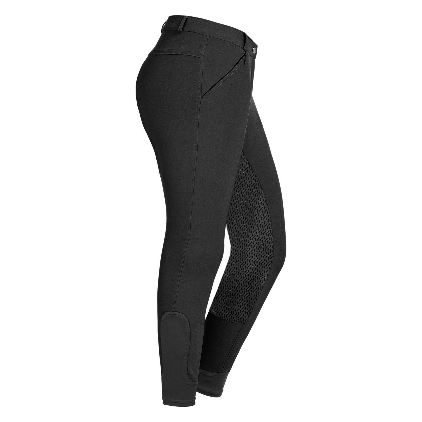 Pantaloni da equitazione full grip donna ELT Dahlia Silikon 3/4
