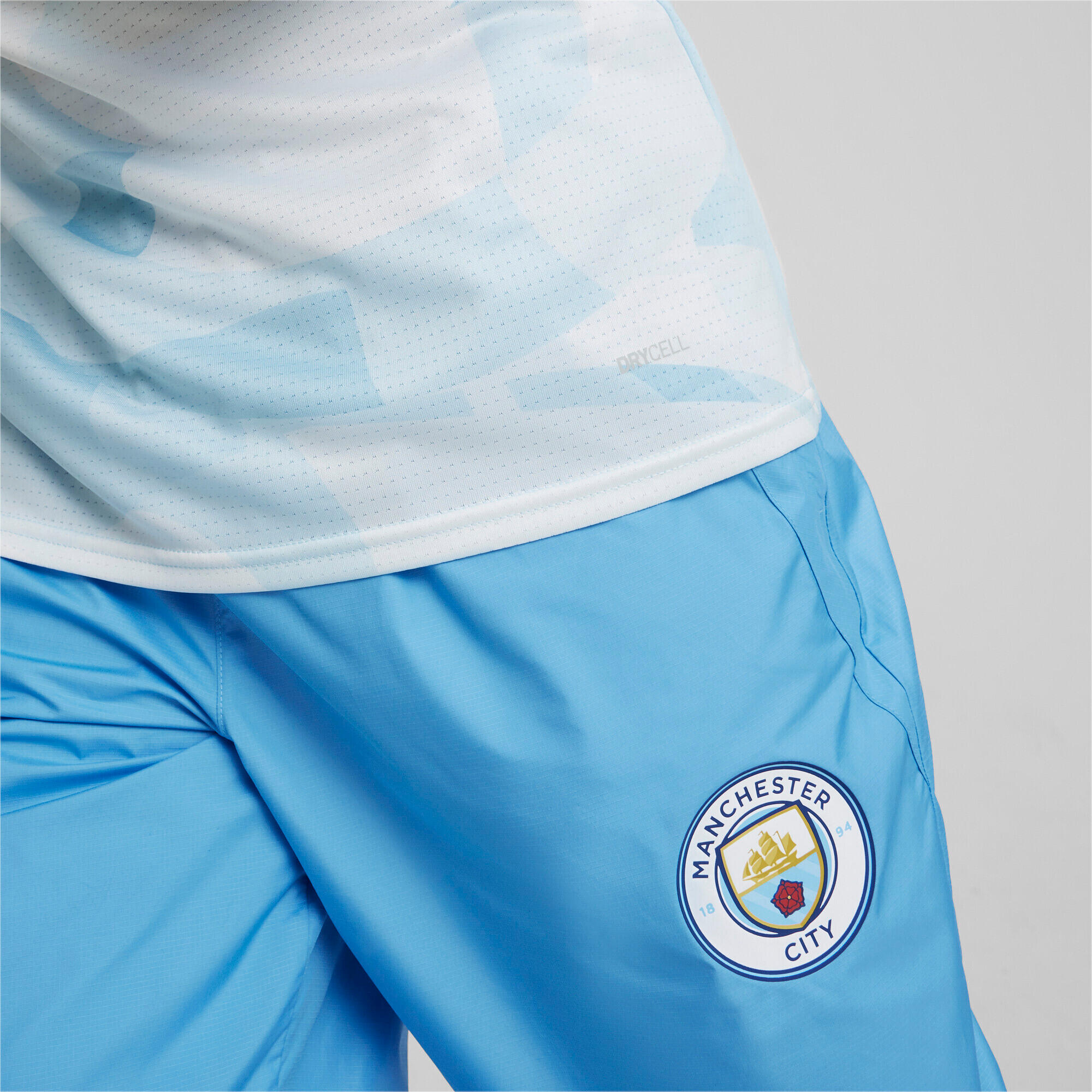 Maillot d'avant-match 23/24 Manchester City PUMA Silver Sky Lake Blue 7/7
