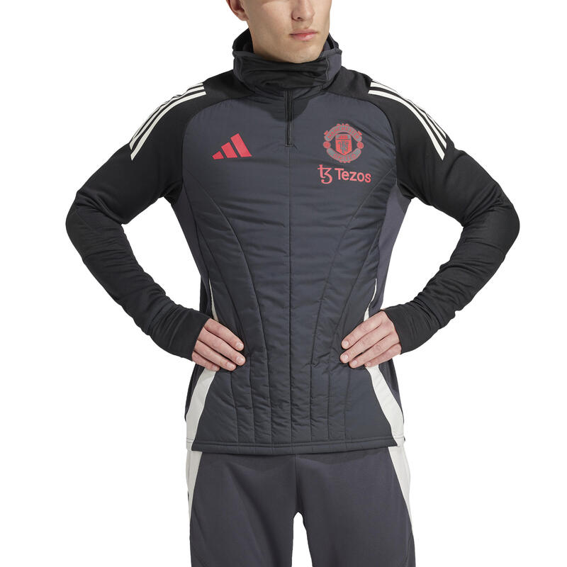 Haut d'entraînement cagoule intégrée Manchester United Tiro 2024/25