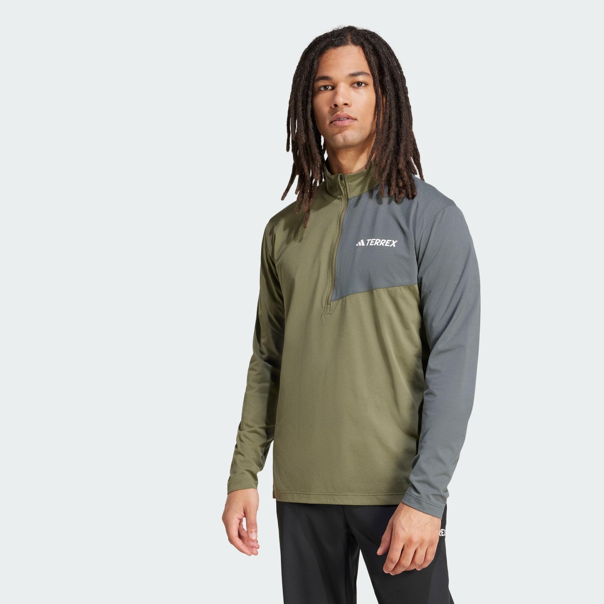 ADIDAS Terrex Multi Climacool 1/2 Zip Long Sleeve Tee