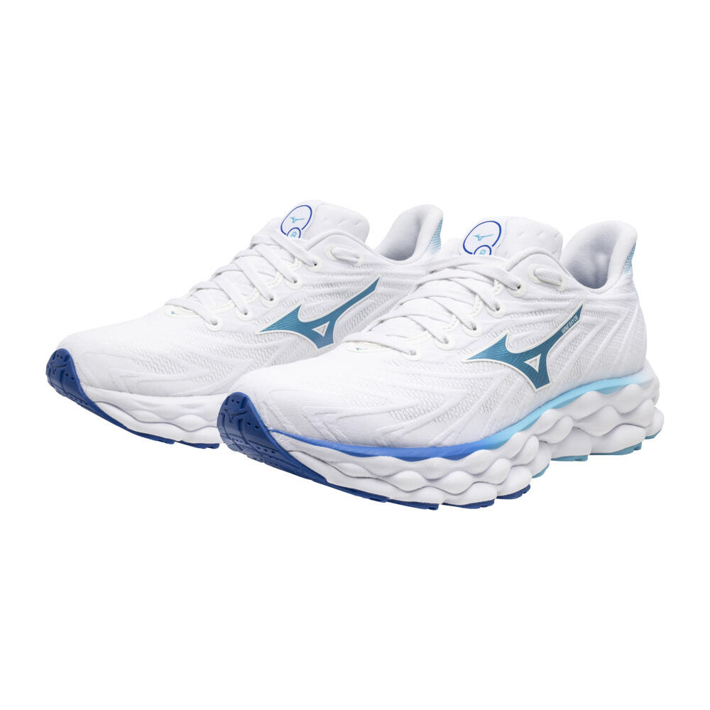 Mizuno Zapatillas Wave Sky Wos Blanco/azul 4/7