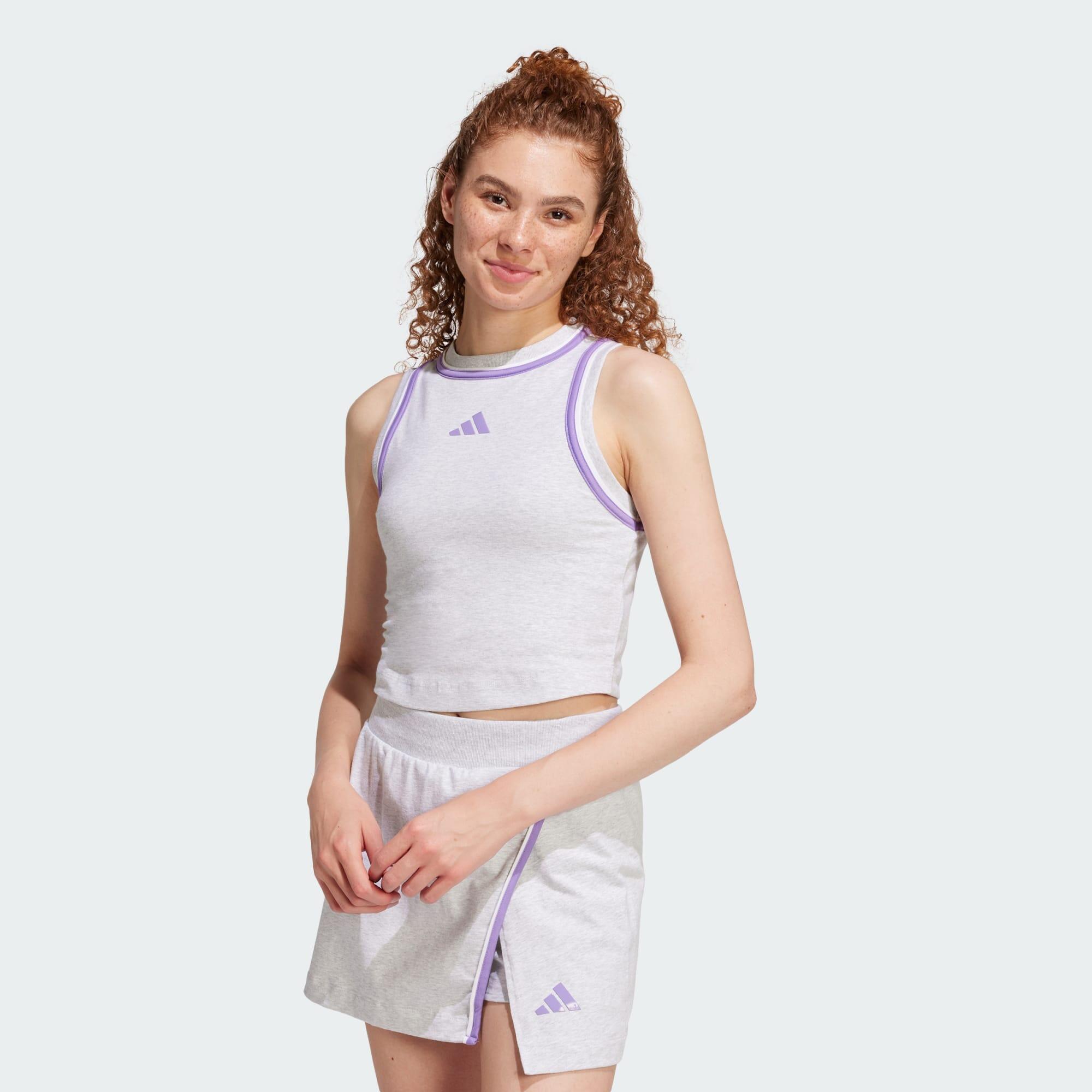 ADIDAS Essentials Color-Pop Cotton Crop Tanktop