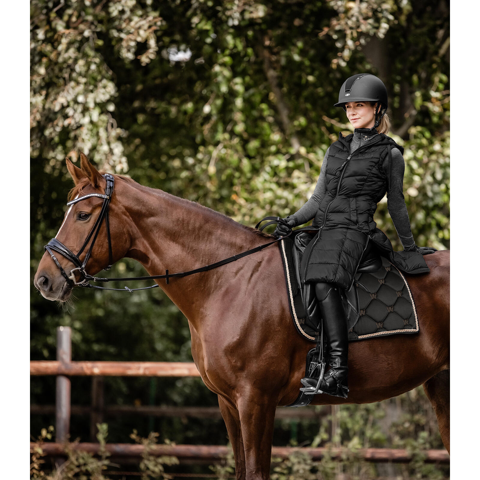 Chaleco de equitación largo ELT Ostende ELT Decathlon