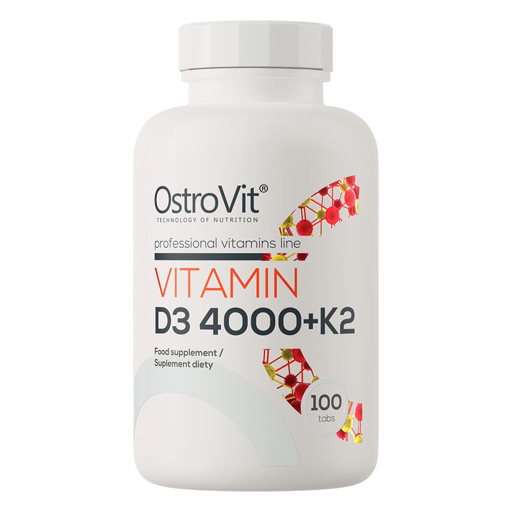 OstroVit Vitamin D3 4000 + K2 100 Tabs