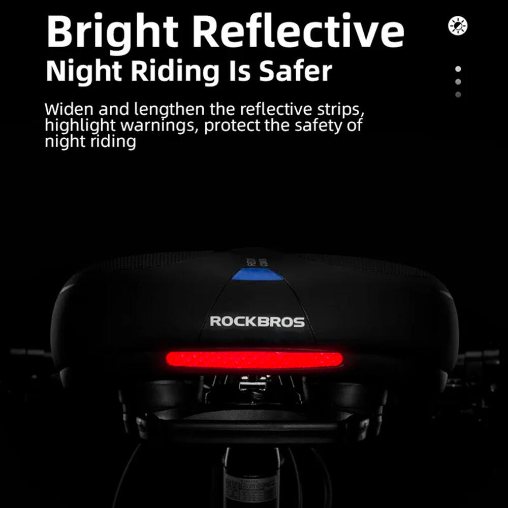 Siodełko rowerowe z odblaskiem Rockbros AQ-6090B 5/5