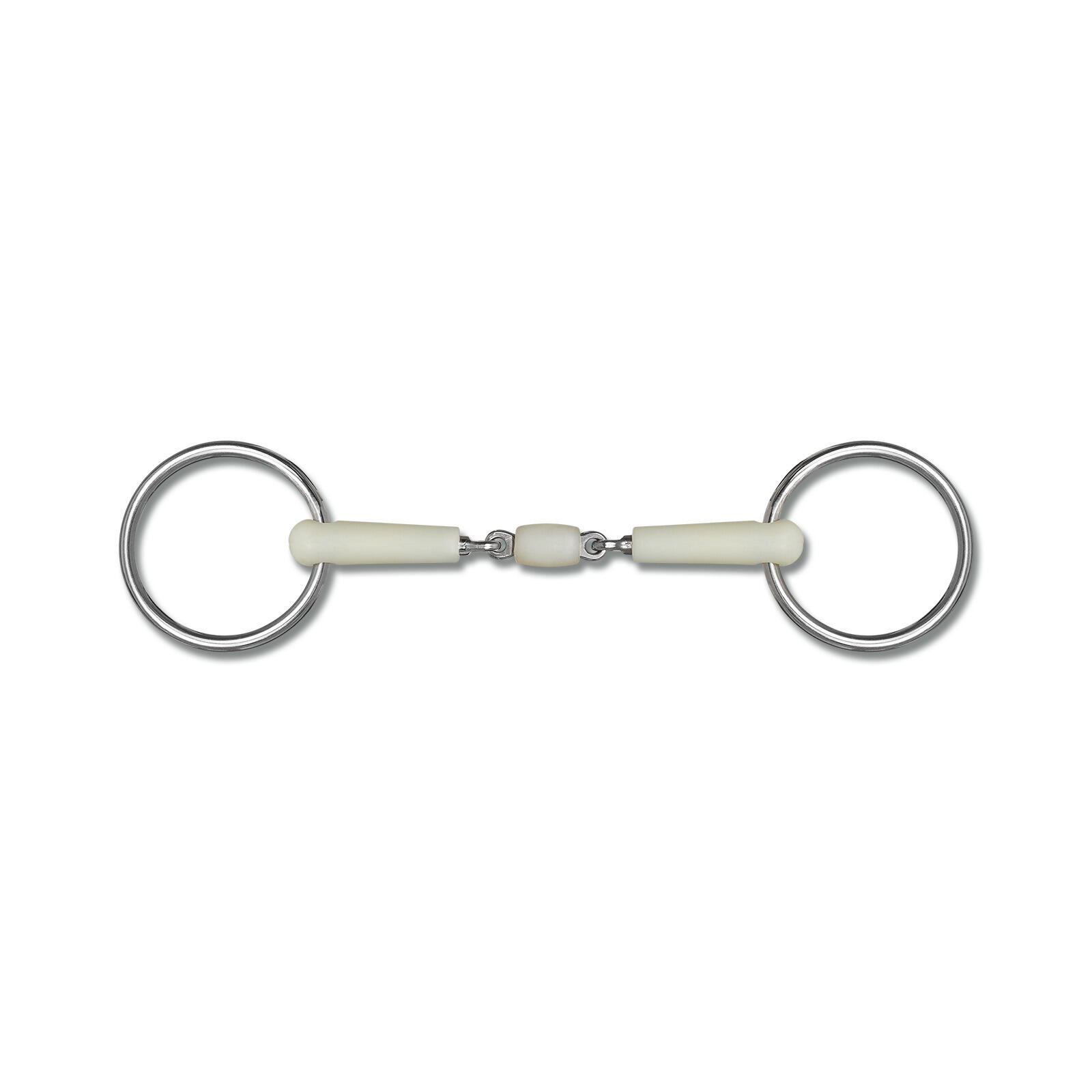 HAPPY MOUTH Dubbele scharen voor paard met roller Happy Mouth