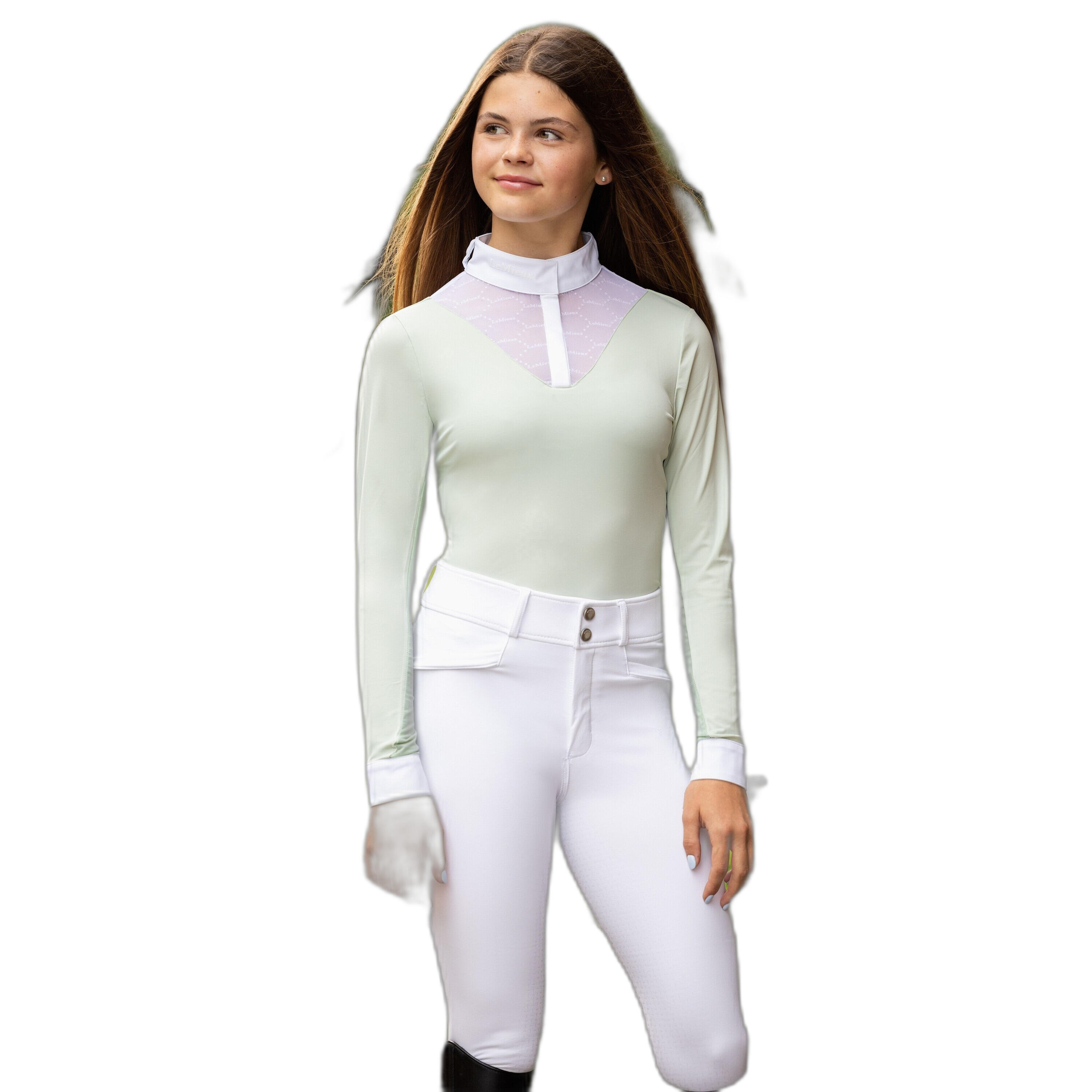 Wedstrijdshirt voor meisjes LeMieux Rider Eva 2/3