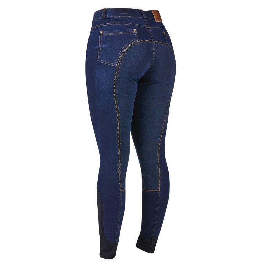 Jeans da equitazione da donna in pelle scamosciata Dublin Shona 2/4