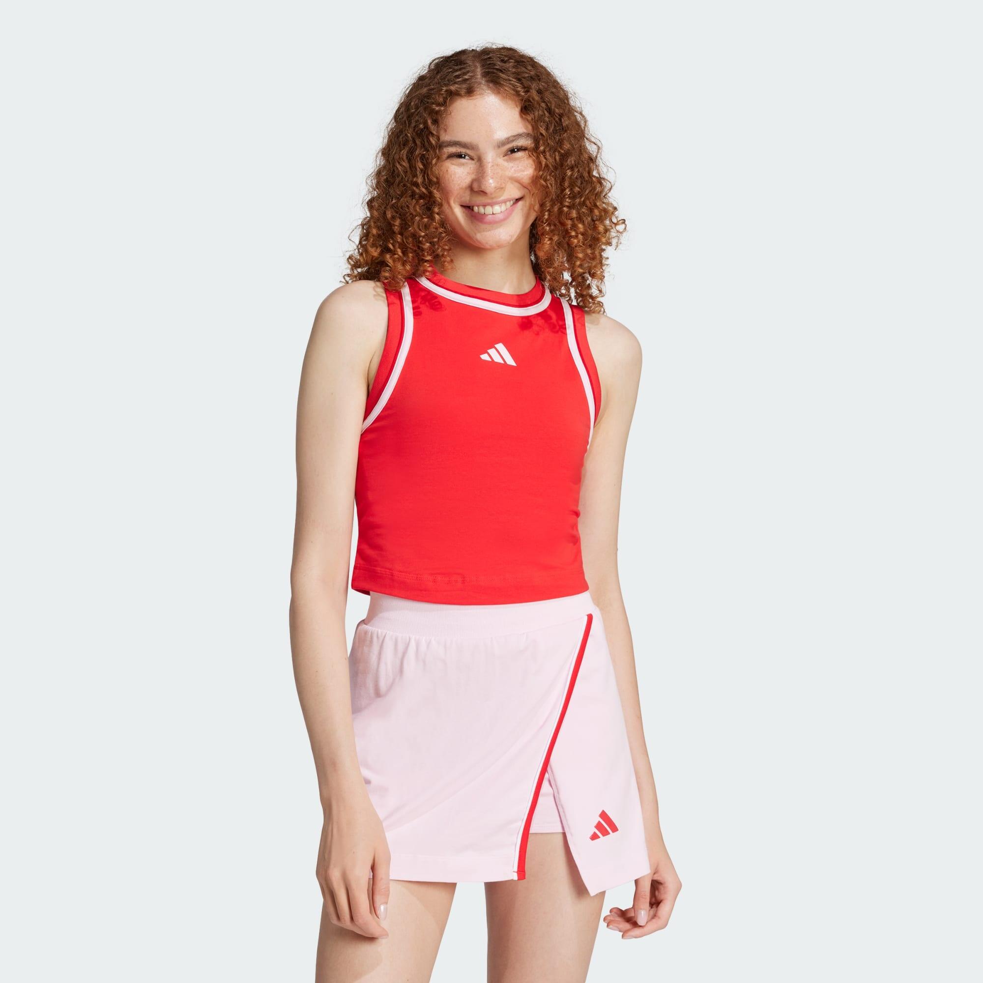 ADIDAS Essentials Color-Pop Cotton Crop Tanktop