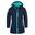 Manteau enfant Stavanger bleu marine/menthe