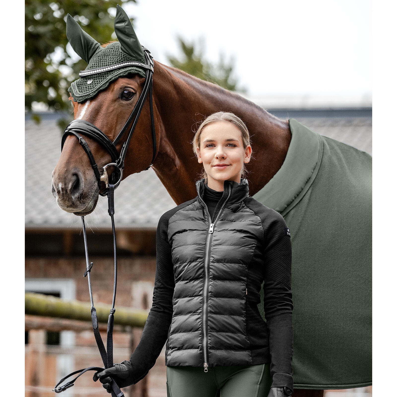 Doudoune équitation hybride ELT Oregon 2/4