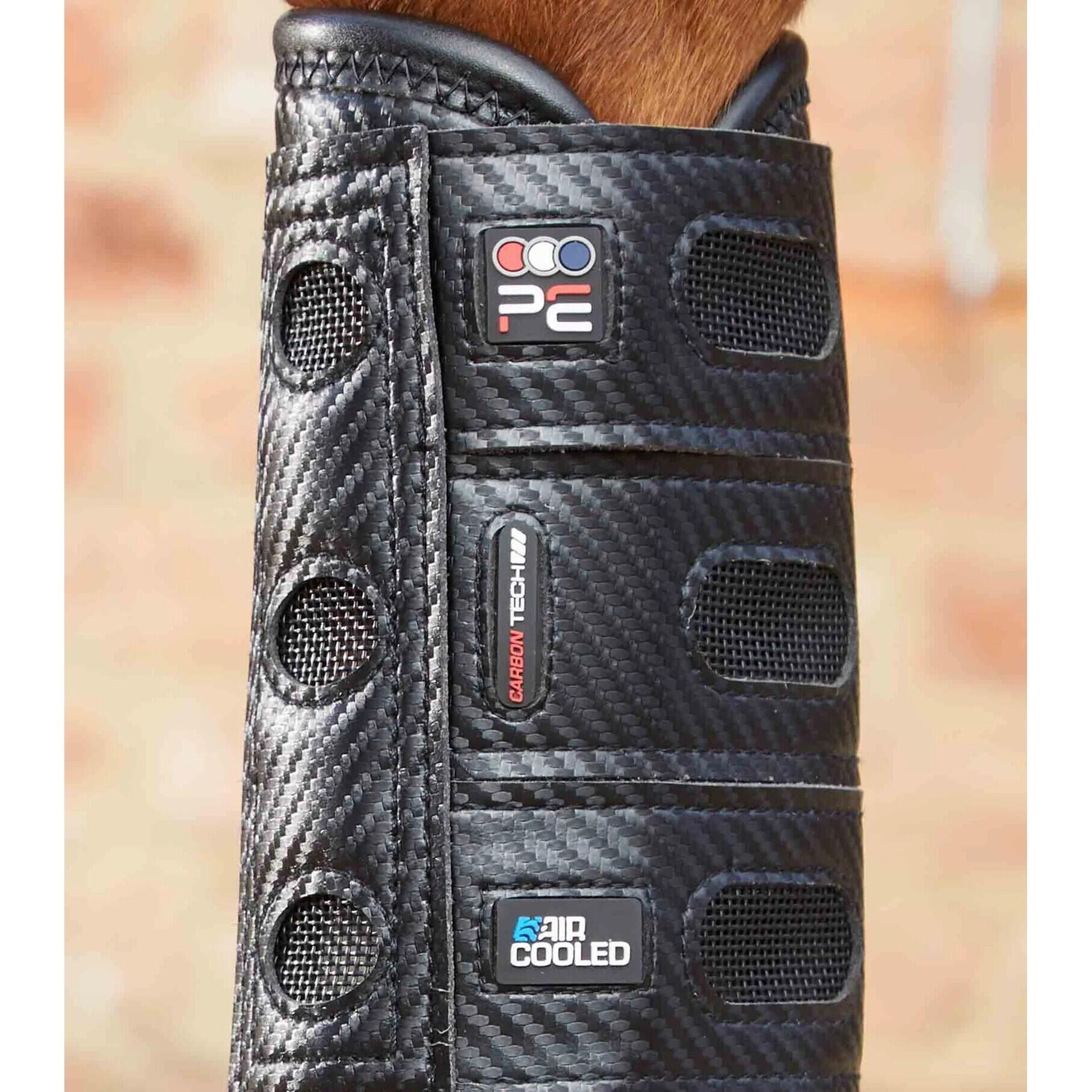 Guêtres antérieurs pour cheval Premier Equine Carbon Tech Air Cooled 3/4