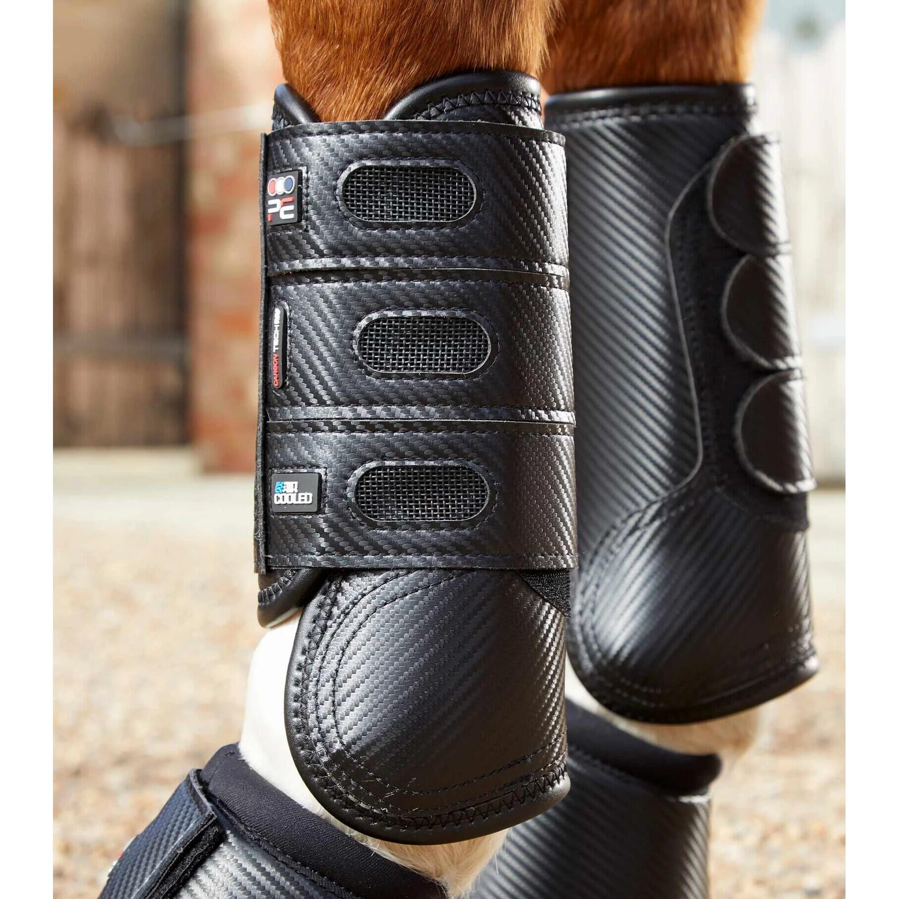 Guêtres antérieurs pour cheval Premier Equine Carbon Tech Air Cooled 4/4
