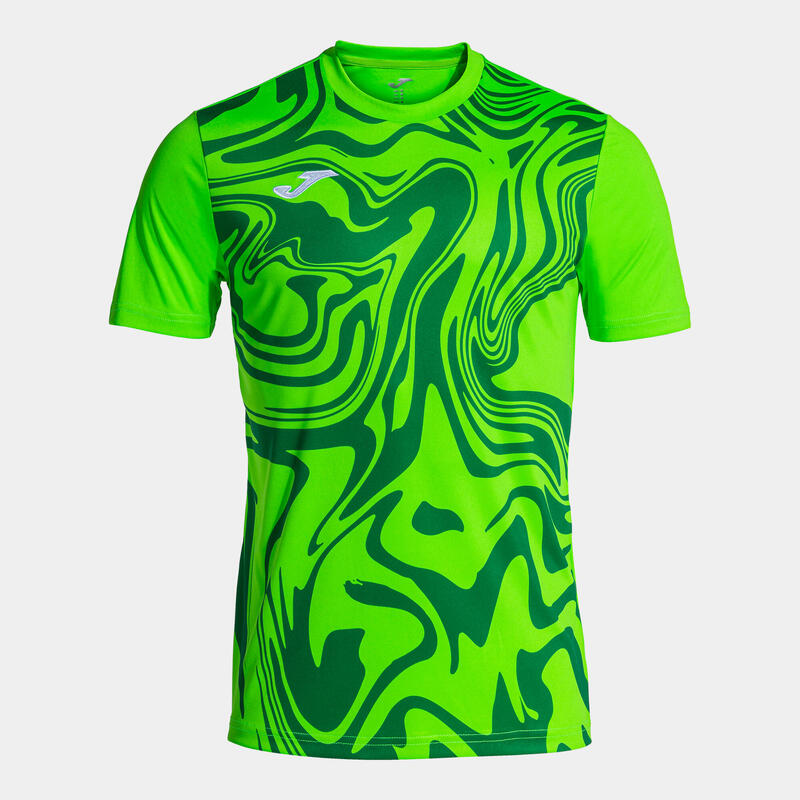 Joma Lion II Sport T -Shirt Fluor Green XL - Respirabil și Light