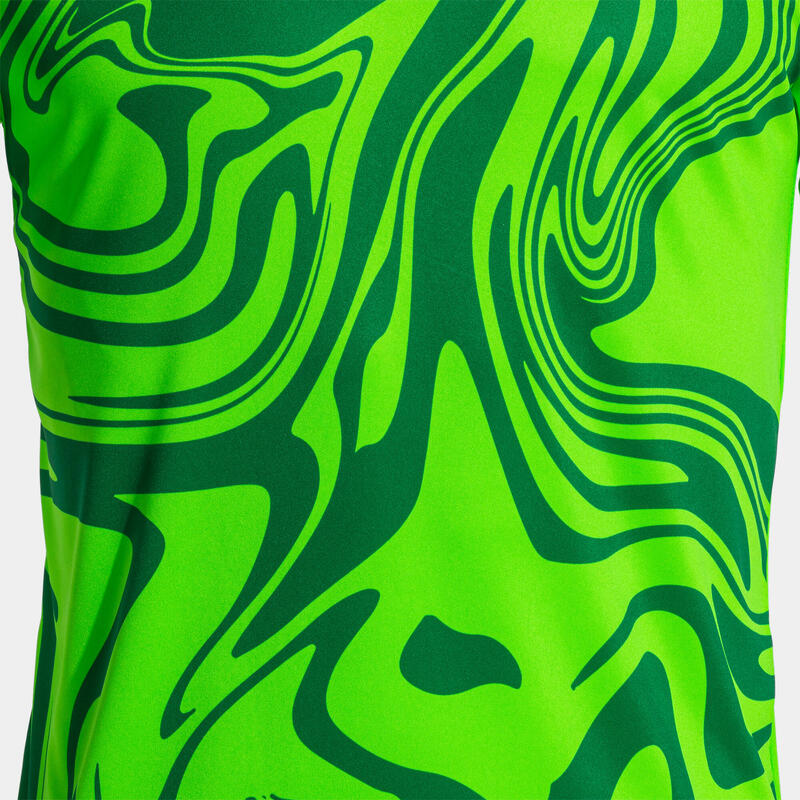 Joma Lion II Sport T -Shirt Fluor Green XL - Respirabil și Light