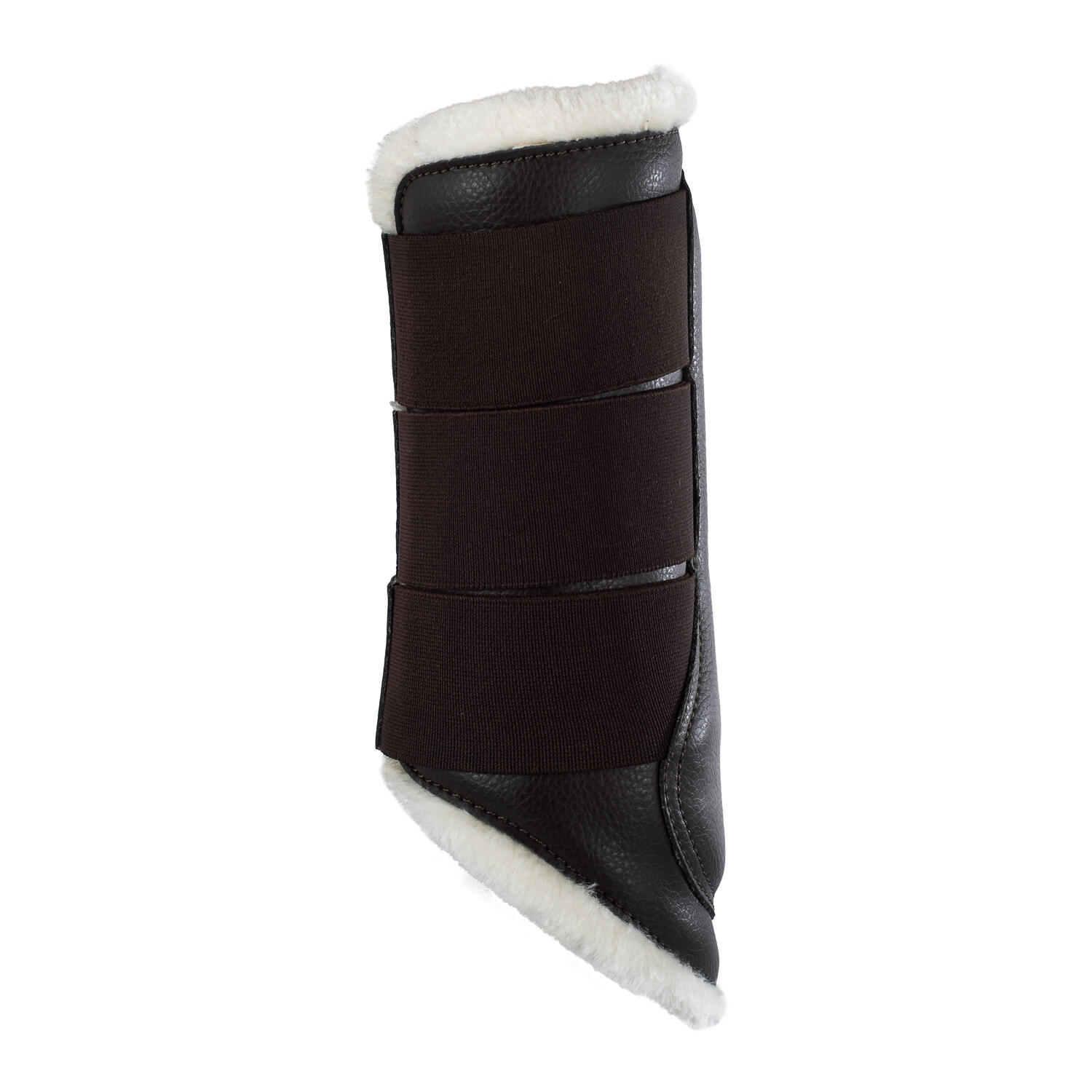 Synthetische lammfell hintere gaiter mit dreifachem klettverschluss 4/7