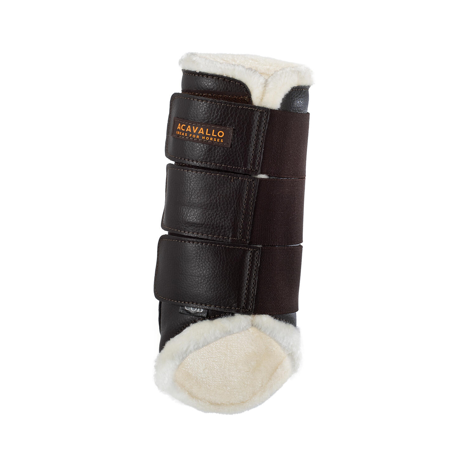 Synthetische lammfell hintere gaiter mit dreifachem klettverschluss 3/7