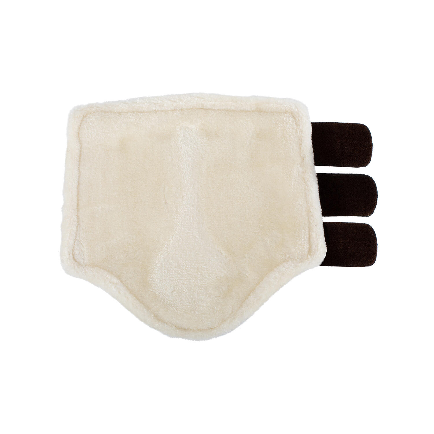 Synthetische lammfell hintere gaiter mit dreifachem klettverschluss 7/7