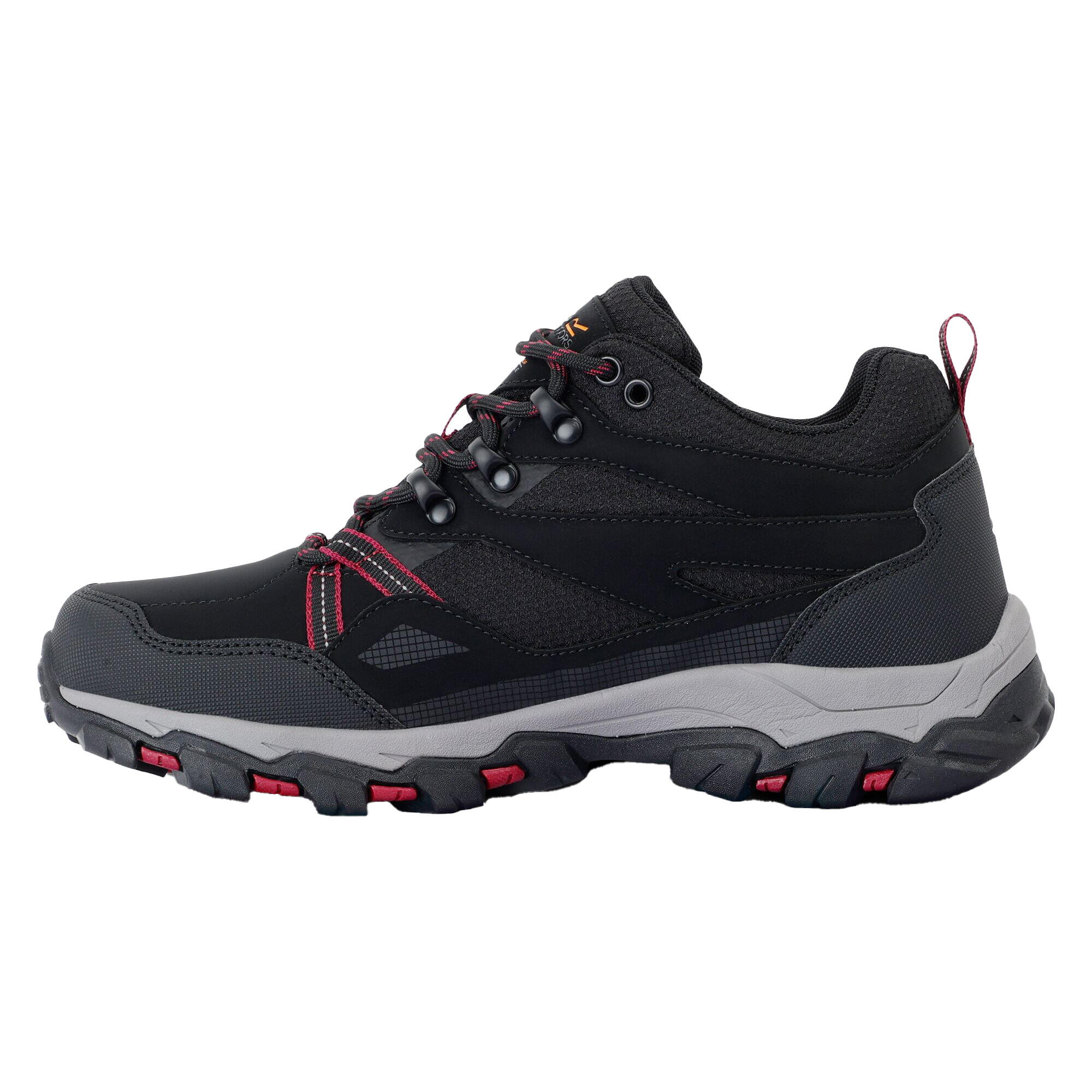 Wanderschuhe "Holcombe III" Damen Schwarz/Beaujolais-Rot 3/5