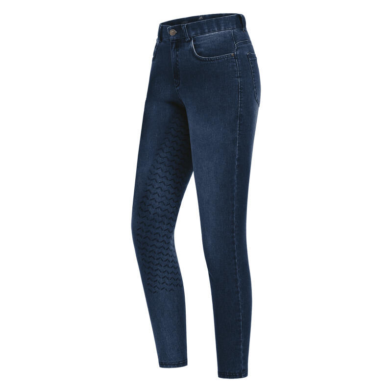 Elt - Jeans D'Équitation Femme Elt Luna - Pantalon D'Équitation - Bleu - 40 - Decathlon