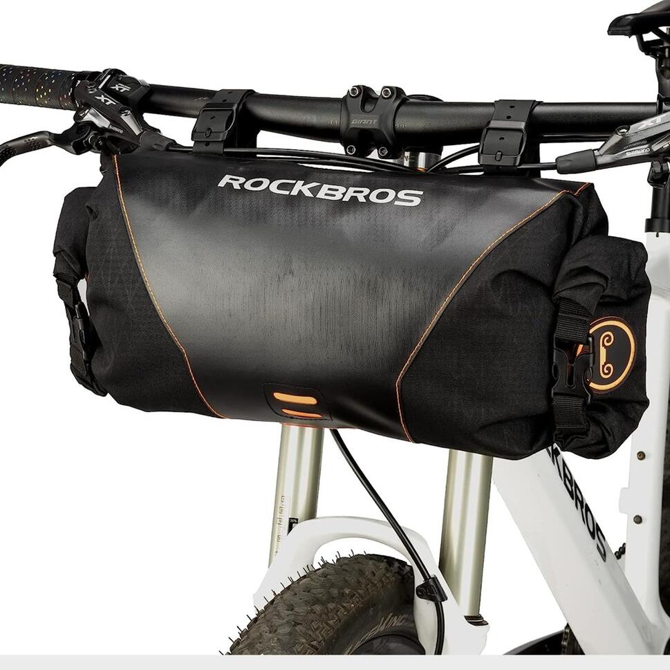 Torebka na kierownicę rowerową Rockbros 30990009001 tuba, zwijana