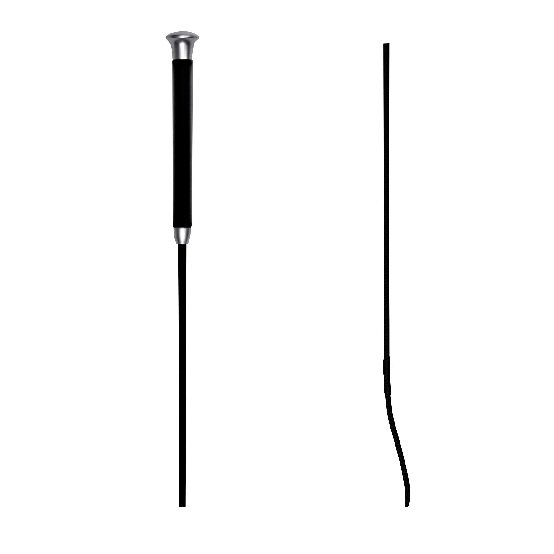 Waldhausen - Stick De Dressage Équitation Avec Poignée Gel Waldhausen - Cravache De Dressage - Noir - 110cm - Decathlon
