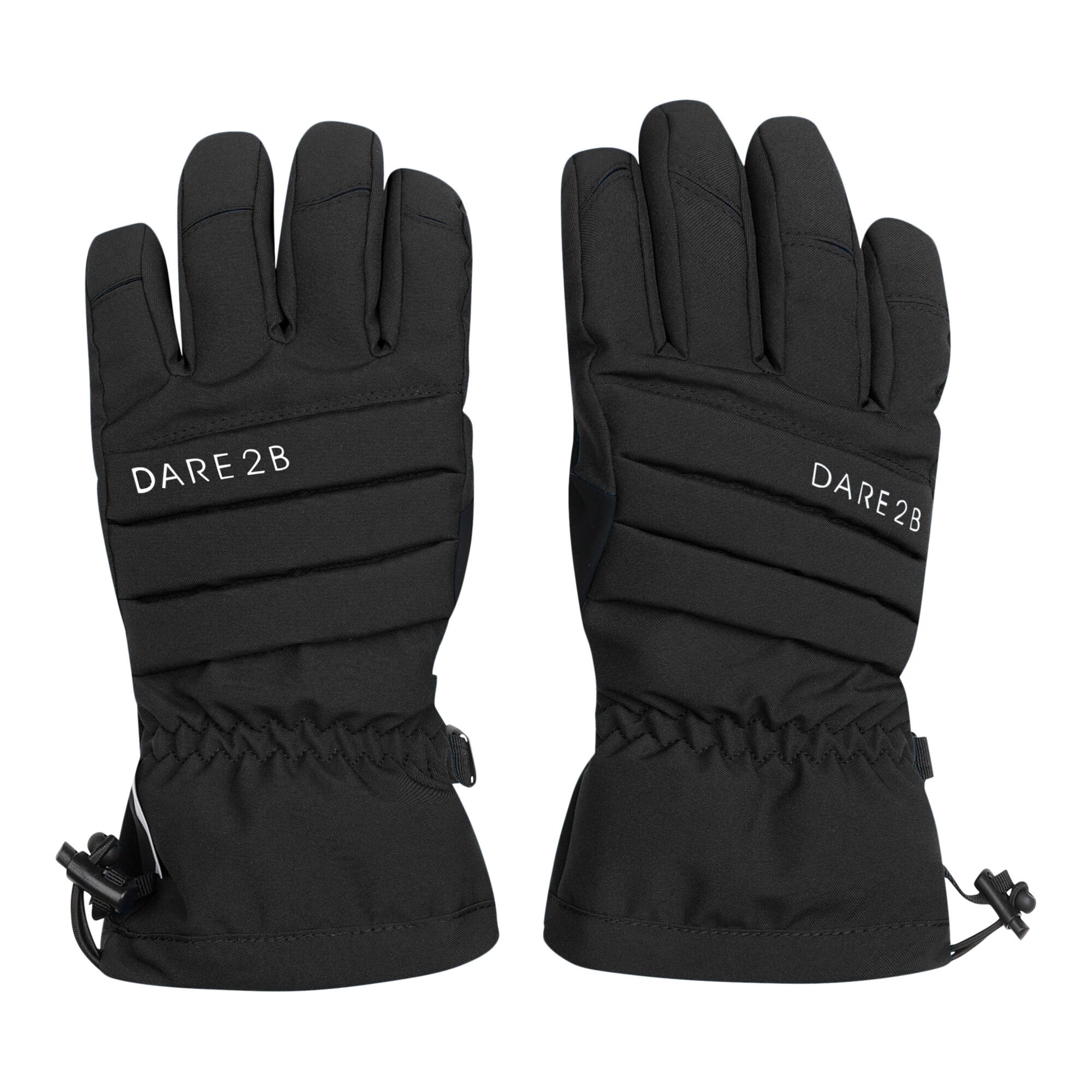 DARE 2B Womens/Ladies Charisma III Logo Ski Gloves (Black)