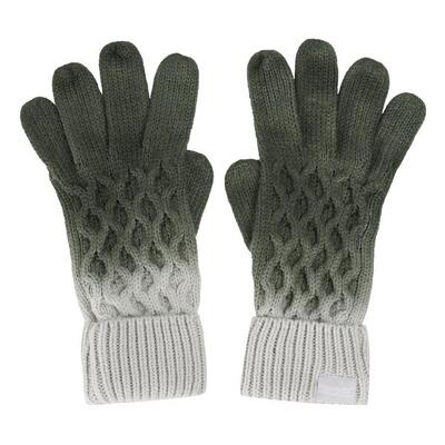 Dames frosty viii ombre handschoenen (donker khaki/moonstruck)