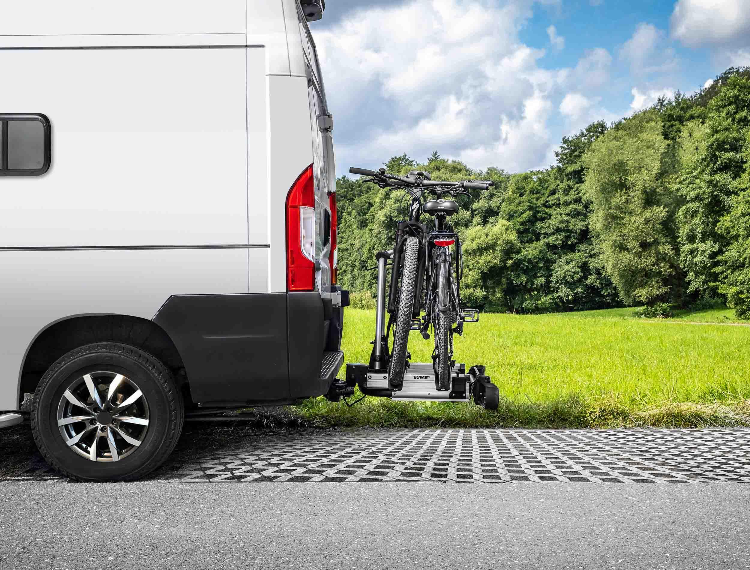 Fahrradträger auf der Anhängerkupplung Plattform 2 Velos Eufab Sd260 2/7