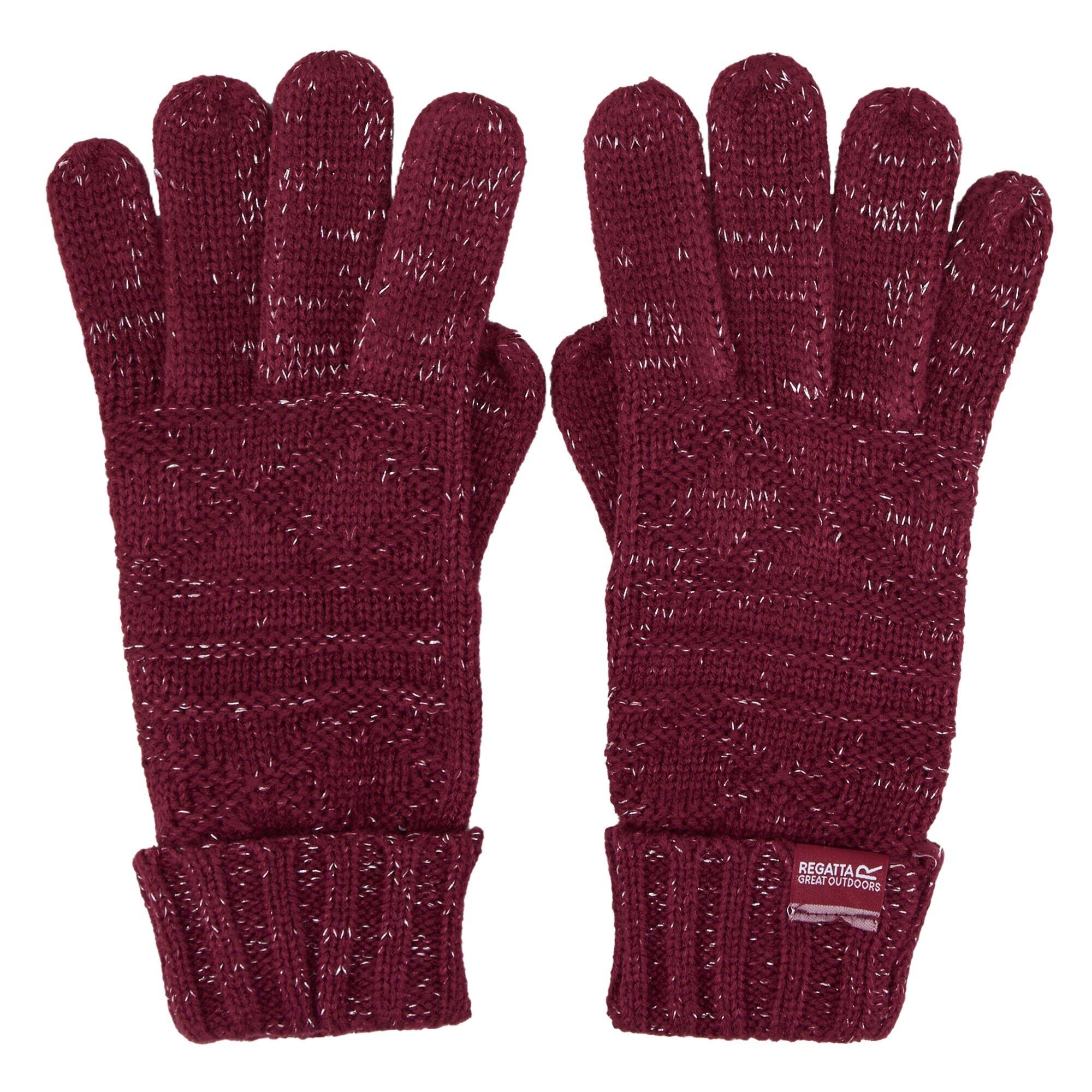 REGATTA Dames Multimix V Handschoenen (Rumba-rood)