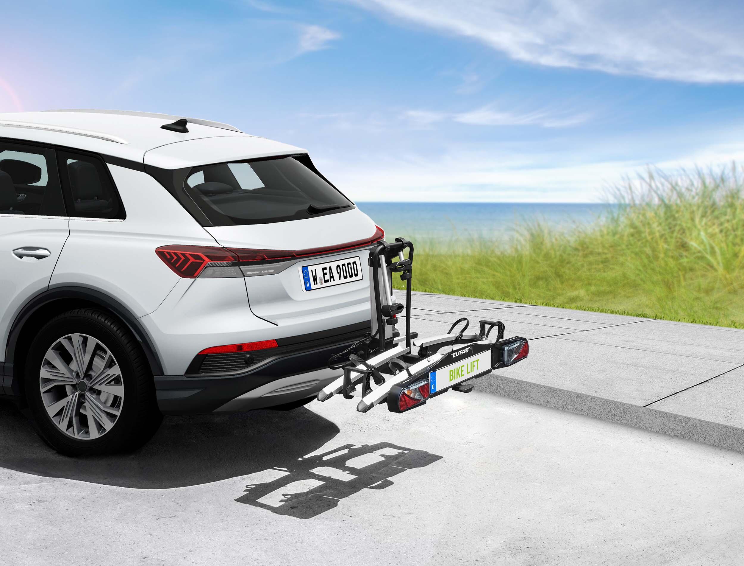 PORTE-VÉLOS 2 VÉLOS AVEC SYSTÈME DE LEVAGE ÉLECTRIQUE BIKE LIFT - EUFAB 2/8