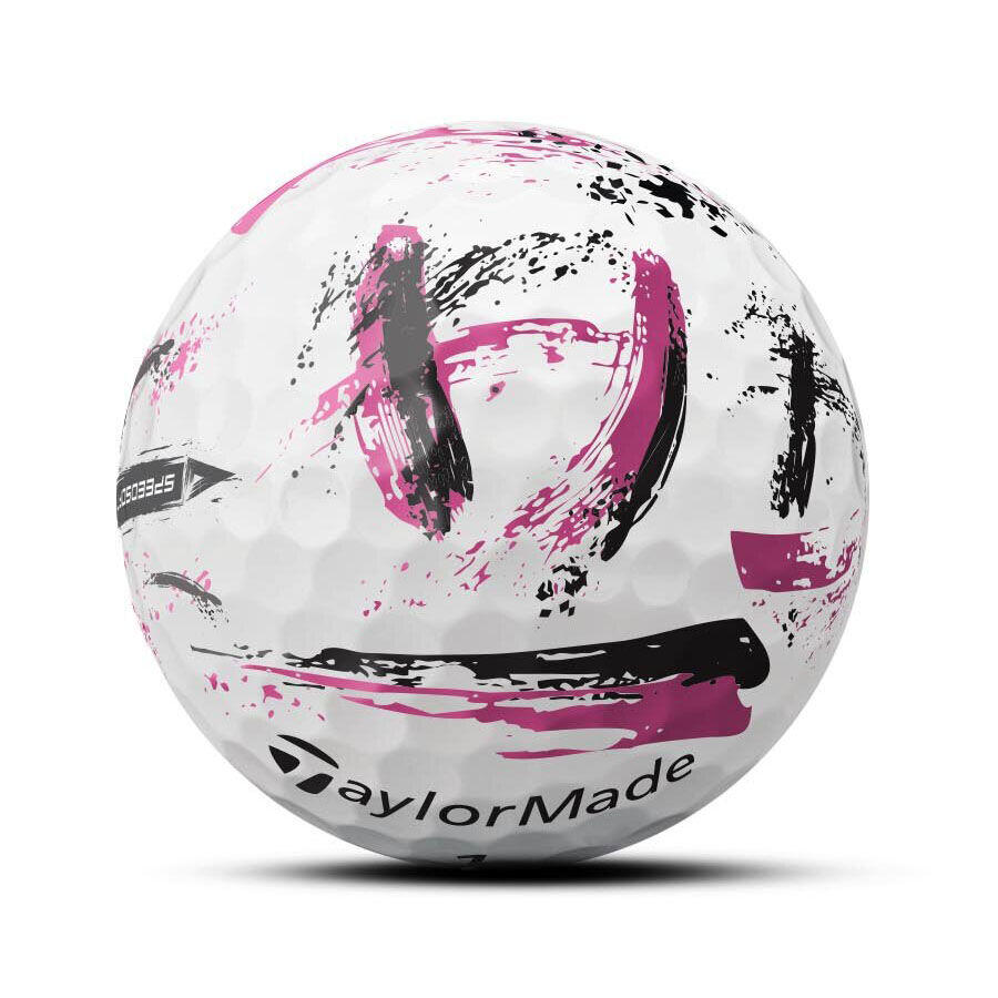 Golfballen Taylormade Speed Soft Ink Wit Pink 4/5